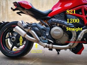 Monster1 200 821 SC ống xả hack 821 Hacker 821 AR Điều kiện Mới thép không gỉ mufflers hợp kim xe máy hệ thống ống xả - Product Image 5