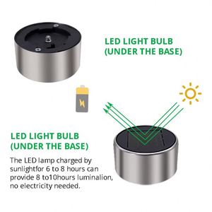 Lámpara Solar LED para Exteriores, Juego de 12 Luces de Jardín de Acero Inoxidable con Sensor de Luz, Impermeables, para Caminos y Césped, 8-10 Horas de Duración - Product Image 4