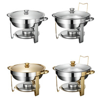Collection de réchauds de buffet en acier inoxydable personnalisables, solutions OEM multi-styles, vente en gros sous marque privée