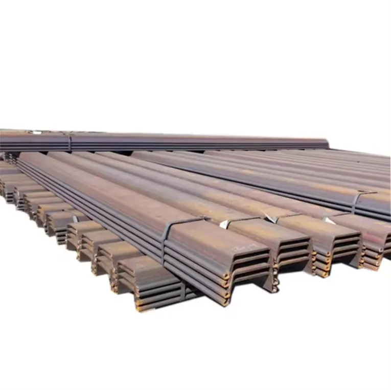 600x180 400x100 Steel Sheet Pile U Shape 6m 9m 12m long S275JR sheet pile steel kd vi/8