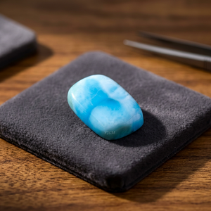 7X9mm <b>Cushion</b> Natural Larimar Wholesale Factory Price High Quality Loose Gemstones NATURAL LARIMAR From Dominican Republic - Product Image 3