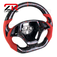 Volant de course en fibre de carbone forgée pour l'intérieur de voiture, pour Chevrolet Camaro SS Corvette C7 Z06 Z51 ZR1 Silverado GMC Cruze