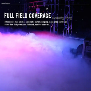 Macchina del fumo 3000W bassa che giace nebbia macchina acqua Base doppia uscita terra per la fase di festa di nozze danza sulle nuvole effetti - Product Image 6