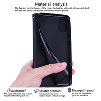 Portefeuille de luxe double face à fermeture magnétique en cuir, pour xiaomi note 9 pro, redmi 9s