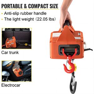 Polipasto Eléctrico 3 en 1, 1100 lb, Portátil, 1500W, 110V, Grúa Eléctrica - Product Image 1