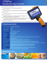 Machine de Marquage Portable Mini Logos et Codes QR-Barres pour Bouteilles en Plastique, Imprimante Jet d'Encre Portative à Bas Prix, Utilisation pour Cartes