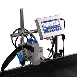 Pencetak inkjet online 12.7mm 1 inci 50mm semi-otomatis untuk mesin pengkodean tanggal kedaluwarsa untuk lini produksi pabrik