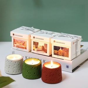 Velas Aromáticas de Laurel de 70g al por Mayor, Velas Perfumadas Naturales y Orgánicas <span class=keywords><strong>para</strong></span> el Hogar, Velas Aromáticas de Lujo en Frascos - Product Image 1