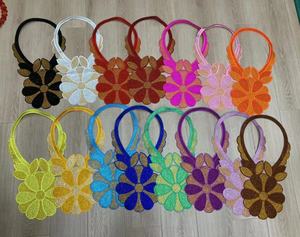 Оптовая продажа, Африканский воротник для одежды, высококачественный воротник для платья, дизайн шеи - Product Image 1