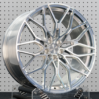 Jantes monobloc forgées 5x120, 18-22 pouces, argent poli, logo personnalisé pour BMW Land Rover Rolls-Royce Nissan Audi A3 A4L A5