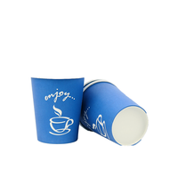 Gobelets en papier à paroi simple pour café, choix de couleurs personnalisés, 6/8/10/12/16/20 oz, pour événements, service de boissons chaudes et froides
