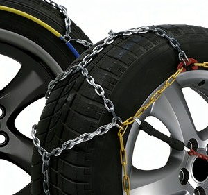 Chaînes à <span class=keywords><strong>neige</strong></span> universelles pour pneus de voiture en acier au carbone KN 12 mm, antidérapantes, en acier allié, haute qualité, avec EN16662-1 - Product Image 2