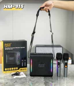 Altavoz de Karaoke HM-915 de Gran Potencia con Bajos Potentes, Reproductor de Música Portátil con Micrófono y <span class=keywords><strong>Bluetooth</strong></span> para Fiestas en Casa - Product Image 6