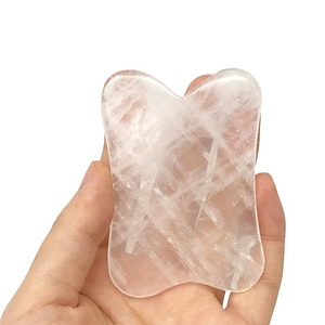 Autentica pietra di <span class=keywords><strong>giada</strong></span> Gua Sha strumento personalizzato Logo di cristallo <span class=keywords><strong>giada</strong></span> massaggiatore per la cura del corpo naturale quarzo Guasha Cuarzo - Product Image 2