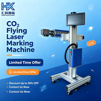 Huike Promotion : Marqueur Laser CO2 Haute Vitesse 30W 60W pour le Marquage et le Codage par Lots sur Textile, Bois et Emballages