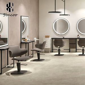 Chaise de coiffure de style moderne pour salon de coiffure, avec rotation à 360 degrés et hauteur réglable - Product Image 3