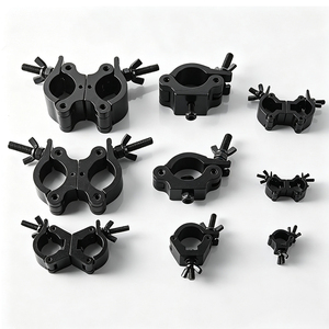 Abrazadera de aluminio duradera para luces de escenario, gancho de iluminación de alta resistencia de 42-50 mm, capacidad de carga de 250 kg, perno para luces móviles DJ Par Beam - Product Image 4