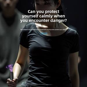 Bâton <span class=keywords><strong>de</strong></span> défense personnel portable en alliage, légal, anti-agression, avec arc électrique - Product Image 4