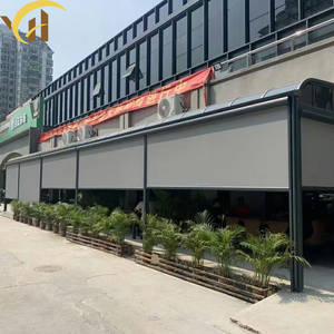 <span class=keywords><strong>Persiana</strong></span> Enrollable Exterior Motorizada Eléctrica de <span class=keywords><strong>PVC</strong></span> Ignífuga y Resistente al Viento para Edificios Costeros, Directo de Fábrica - Product Image 4