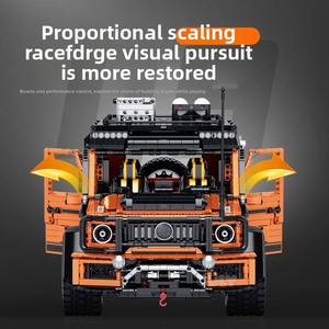 10642 Supercar 1:8 Off-road Vehicle G63 High-Difficulty Puzzle Assembly DIY <b>Plastic</b> Building <b>Blocks</b> SUV Model Boys' Toy - Product Image 4