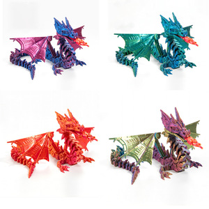Hot-selling <b>3D</b> <b>Printer</b> Pterosaur Assembly Dragon Ornaments Creative Plastic Unisex Other Educational Toys Hand-Made Toys Car - Product Image 1