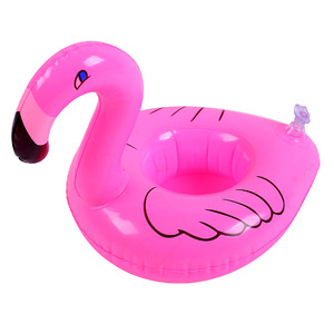 Hồ bơi uống Floaty PVC hồ bơi phụ kiện <span class=keywords><strong>Flamingo</strong></span> tắm đồ chơi Inflatable cup chủ - Product Image 2