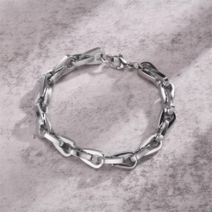 2023 Hot Sale Titanium Steel Cuban Link Bike Chain Bracelet for <b>Men</b> Retro Style Wholesale for Wedding Party or Gift Ideas - Product Image 2