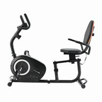 Vélo d'exercice couché magnétique pour usage domestique – Appareil de fitness cardio d'intérieur à faible impact