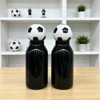Bouteille d'eau en plastique sans BPA de 500 ml en forme de ballon de football ZB Wholesale – Cadeau pour les fans de sport, tasse à jus portable au design créatif de football