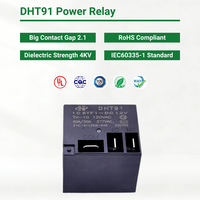 DHT91-1CSTF1-DC12V T91 CQC TUV RoHS TV-10 40A 2HP Relay Daya Sambung Cepat Peralatan Rumah Pintar Sistem Tenaga Fotovoltaik