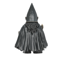 Statue de gnome guerrier gothique médiéval en résine, avec casque et cape, résistante aux intempéries, pour jardin et pelouse