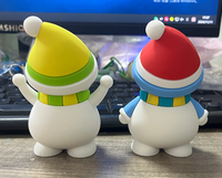 Proveedor Verificado, Figura Miniatura Personalizada en 3D de PVC/Resina/ABS, Juguete de Dibujos Animados con Acabado Brillante, Mascota de Marca con Certificación CE