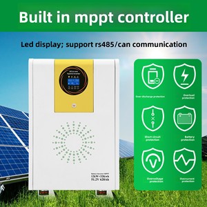 Venta al por mayor para comercio exterior: Sistema híbrido de generación de energía solar eléctrica de 32 grados con batería de litio fotovoltaica para el hogar y WiFi 13684972 - Product Image 3