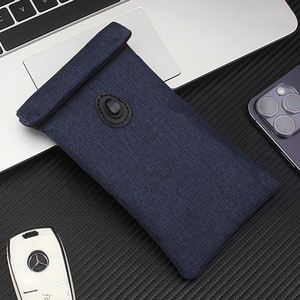 กระเป๋าป้องกันสัญญาณ RFID สำหรับกุญแจผ้า และกระเป๋าป้องกันสัญญาณโทรศัพท์มือถือแบบ Faraday คุณภาพพรีเมียม ป้องกันการแฮ็ก RF/EMF จากโรงงานโดยตรง - Product Image 6