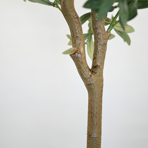 Arbre <span class=keywords><strong>d</strong></span>'<span class=keywords><strong>olivier</strong></span> artificiel dense <span class=keywords><strong>d</strong></span>étachable de 210 cm - Plante artificielle en pot avec fruits noirs pour la <span class=keywords><strong>d</strong></span>écoration de la maison, du bureau et du salon - Product Image 2