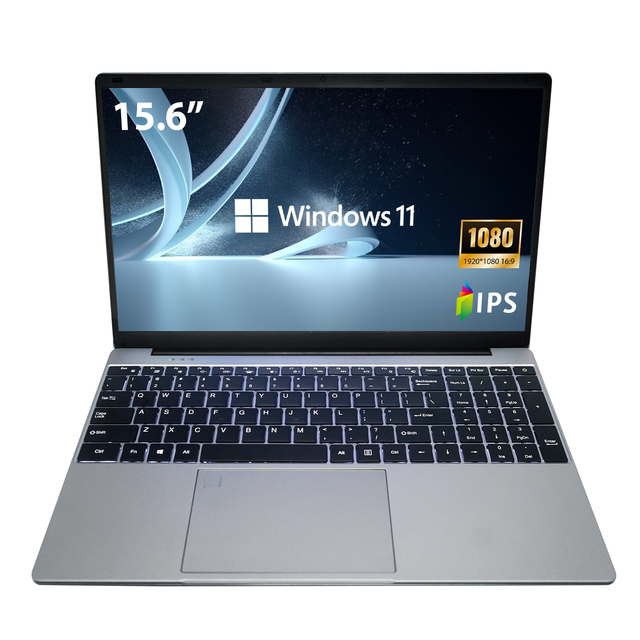 Portable Business Laptop 15.6 Inch Intel N5100 LPDDR4 16GB RAM 128GB 256GB 512GB 1TB SSD Windows 11 Pro Office Computer