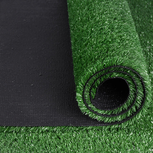 Rouleau de gazon artificiel 2,0 m de largeur, vert, en polyéthylène, durable, installation facile, découpe sur mesure, utilisation pour l'aménagement paysager - Product Image 5