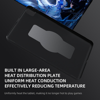Piva Noir Universel Fin Léger Refroidissant Compagnon 11/12 Pouces Étui Magnétique pour Tablette Conduction Thermique PC