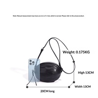 Sac à bandoulière en cuir de mouton véritable tanné végétal, tendance 2027, personnalisable ODM/OEM, sac à main polyvalent et élégant