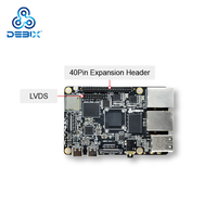 DEBIX Raspberry Pi 5 CPU placa base DDR4 set Linux Placa de desarrollo Industrial PC placa base con CPU + Ram iMX93 brazo de placa base