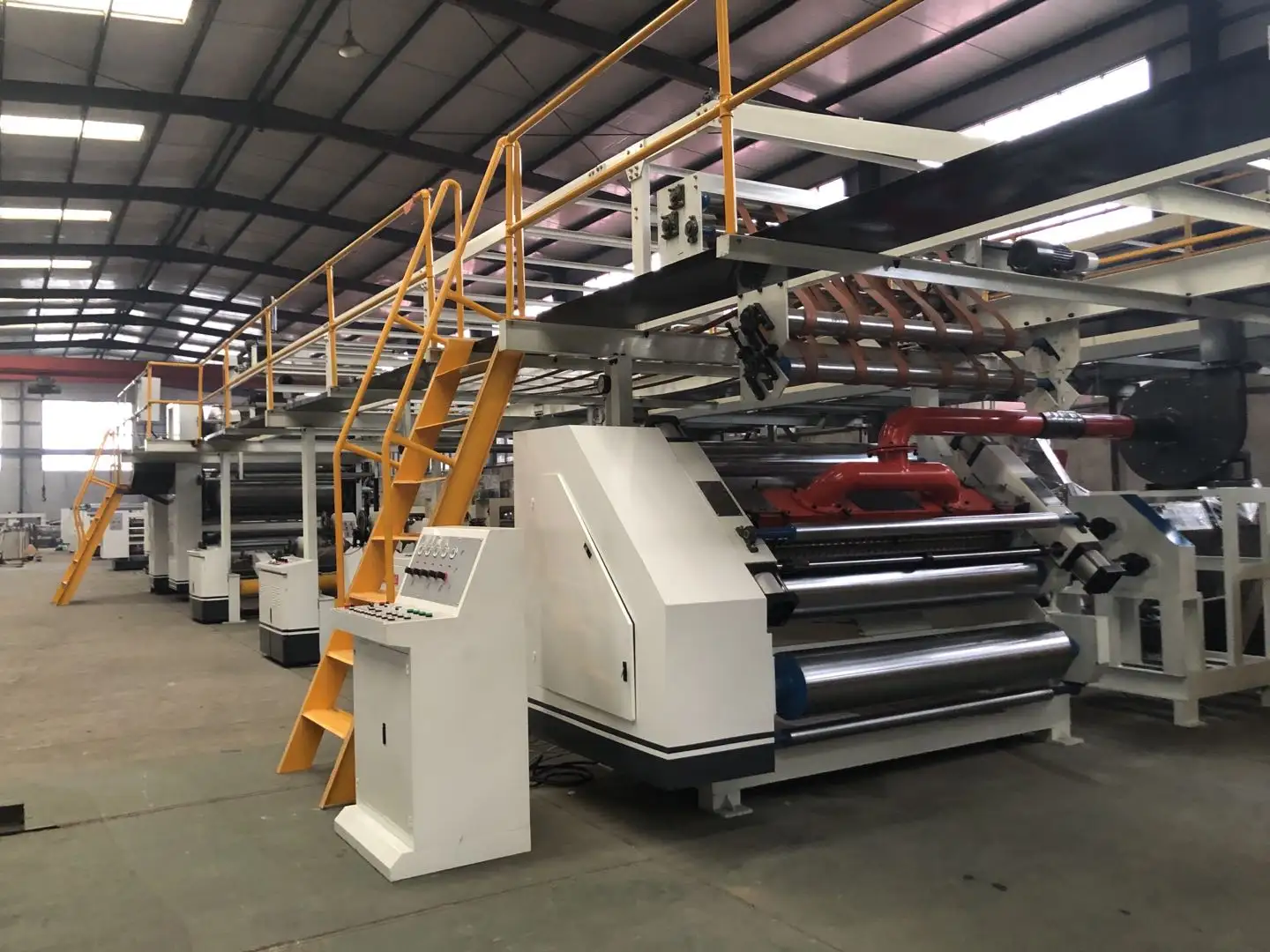 3 layer corrugated cardboard production line box machinery