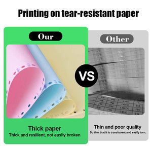 Nhà máy bán trực tiếp giá 48 ~ 80gsm NCR carbonless bản sao giấy trong tấm NCR Giấy Liên Tục carbonless giấy in - Product Image 5