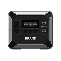 Station d'alimentation portable 2400W, batterie au lithium LifePO4 2048Wh, alimentation de secours d'urgence en plein air, générateur solaire, alimentation pour la maison