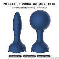 Vibromasseur anal gonflable Gelance, 10 modes, gonflage automatique, design rose, étanche IPX7, écologique, pour hommes et femmes
