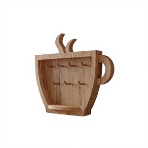 Wooden Mug Tree Cup <b>Rack</b> Holder Countertop Coffee Cup <b>Storage</b> Organizer Stand Bamboo Coffee Mug Holder Wooden Cup <b>Rack</b> Display - Product Image 6
