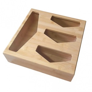Caja de Almacenamiento de Cocina de Bambú, Rectangular, con Tapa y Compartimentos para Alimentos, Origen Cao County, Color Madera, Embalaje General - Product Image 3