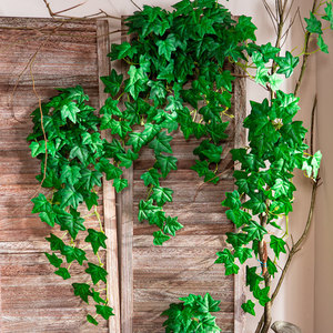 Plantas Artificiales Colgantes Surtidas, Hiedras Artificiales, Monstera, Eucalipto, para Decoración de Paredes de Hogar y Hotel, Proveedor Mayorista - Product Image 3