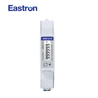 Medidor de Energía Monofásico Eastron SDM18-M con Certificación MID, 100A, Riel DIN, RS485 Modbus, Bidireccional, para Cargador de Vehículos Eléctricos y Paneles Solares, Medidor Inteligente de kWh