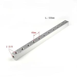 35x35mm 3/8 "BSP Feminino 2 3 4 5 6 7 8 9 10 12 Maneiras Distribuidor Manifold Splitter Bloco Pneumático Air Fitting - Product Image 5