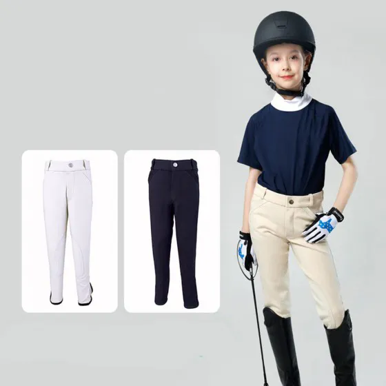Pantalon d'équitation personnalisé, pour enfants, pantalon d'équitation, leggings pour enfants, culottes d'équitation, été
